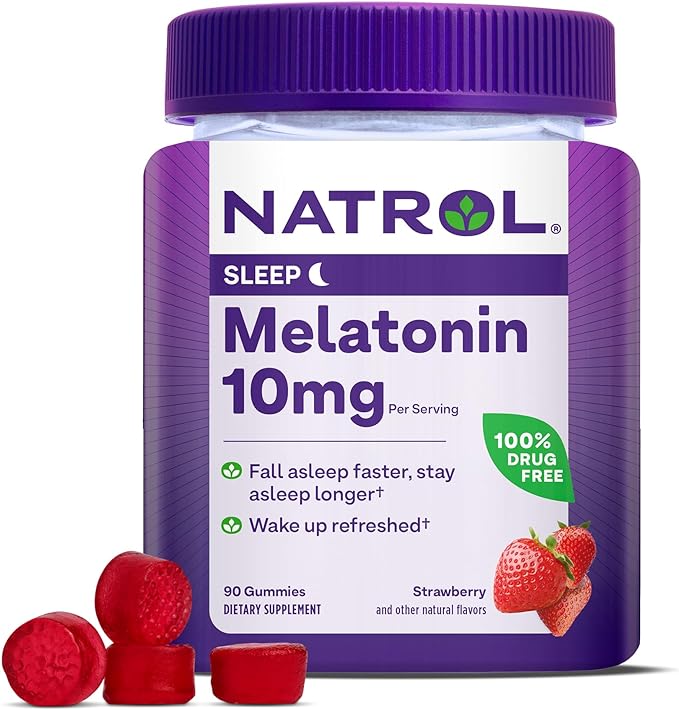 Natrol Melatonin Gummies, Sleep Support for Adults