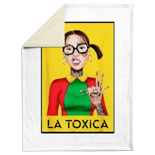 GIGS Latino "Toxica" Sherpa Fleece Blanket