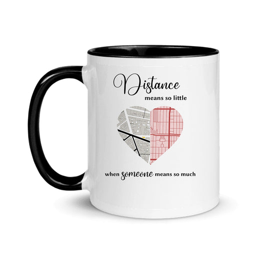 GIGS CUSTOMIZABLE Love Has No Distance CUSTOMIZABLE 11oz Accent Mug