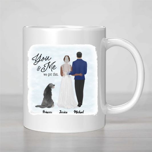 GIGS CUSTOMIZABLE You, Me, and Fur Baby 11oz Coffee Mug