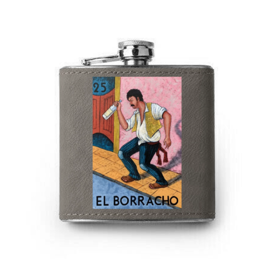 GIGS Latino "El Borracho" 6oz Flask