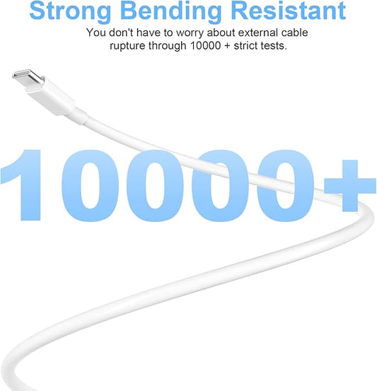 USB C to USB C Charging Cable for Apple, 10ft, Long Type C to C Fast Charger Cord for iPhone 15/16,15/16 Pro,15/16 Plus,15/16 Pro Max, for MacBook Pro/Air, for IPad Air 4/5/Mini 6/Pro 12.9/11 60W