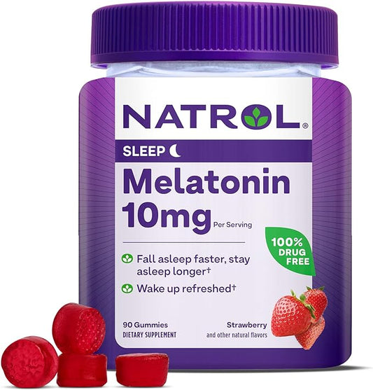 Natrol Melatonin Gummies, Sleep Support for Adults