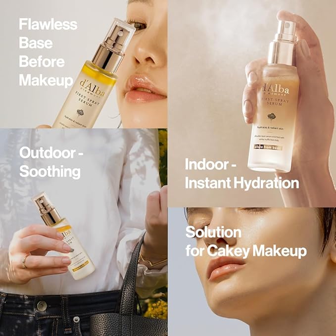 Italian White Truffle First Spray Serum, Vegan Skin Care